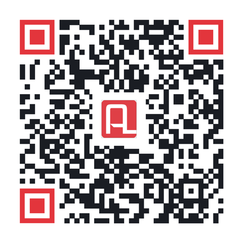 QR code: download the ACS app from the App Store