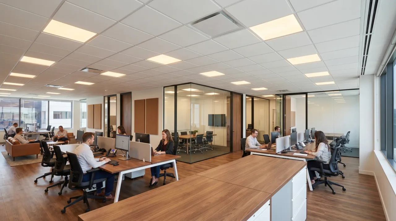 Office lit by ALG proARCH-III