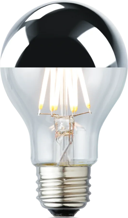 Eames A19, silver-tip glass