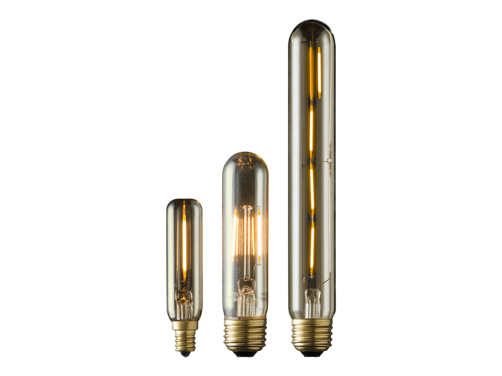 Brighton Tubular T6 and T9 LED filament bulbs