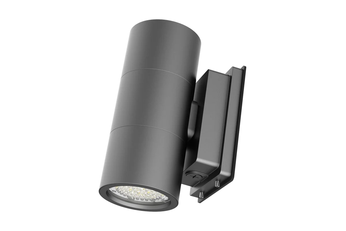 Aura from below: the lens and the back plate