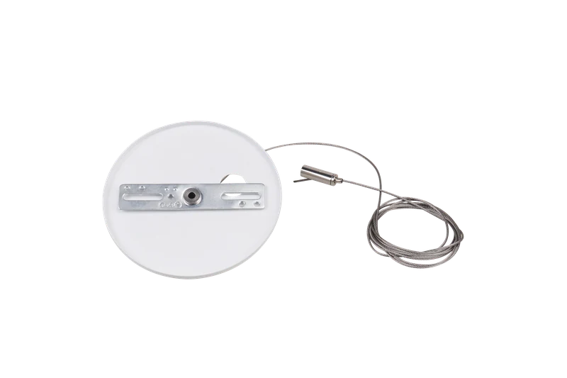 LUXA-Lara1/SMC/W Surface Mount Canopy — flush ceiling-mount detail view · white finish · WorkDrive PHOTOS/Lara/LUXA-Lara1SMCW source