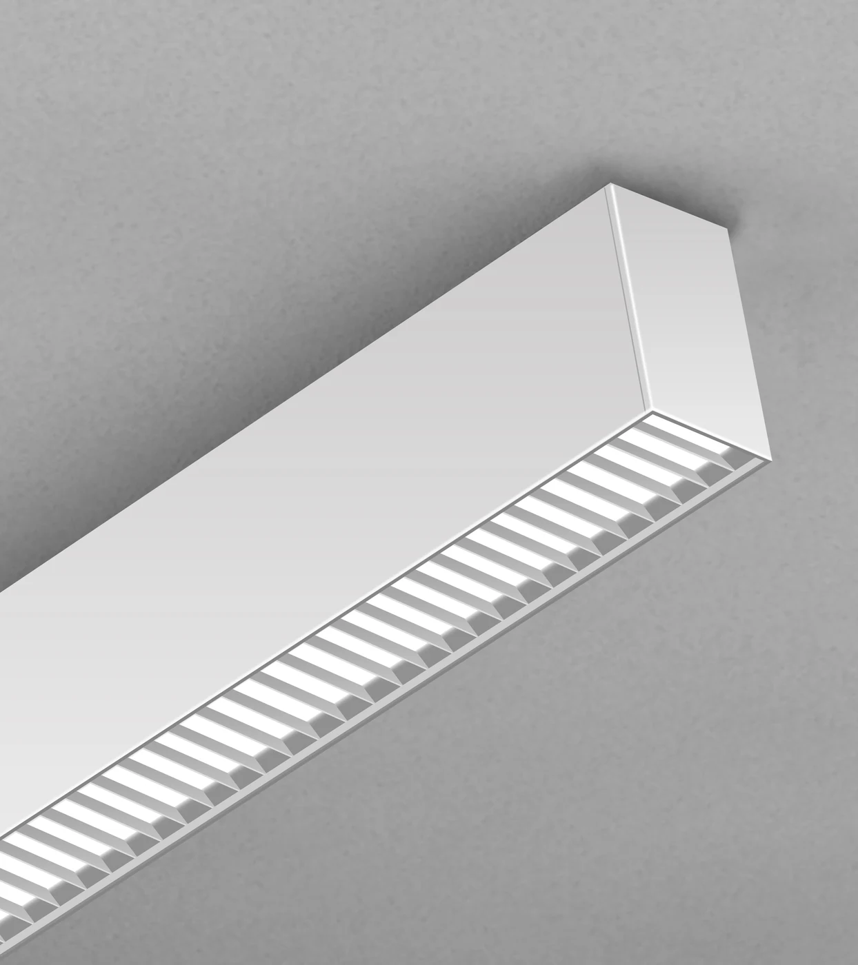 LUXA Luna · Surface · Louver optic · ceiling-surface-mount with parabolic louver