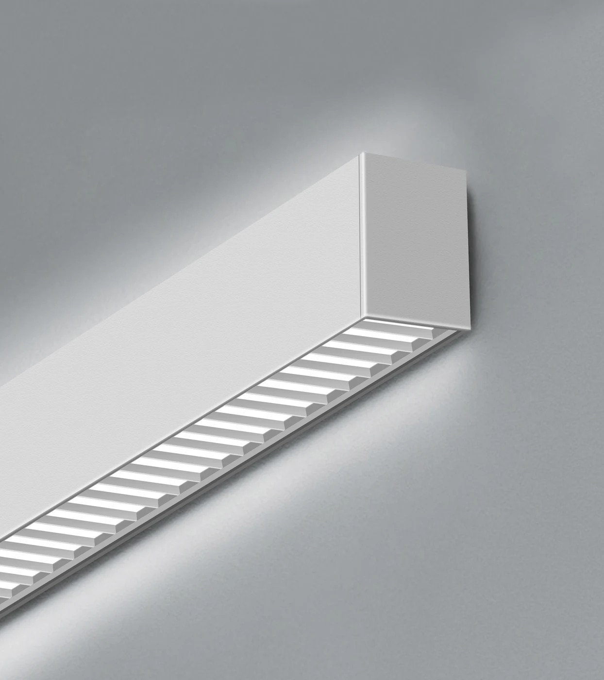 LUXA Luna · Wall Mount · Louver optic · wall-bracket-mount with parabolic louver