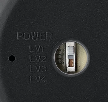 Millennium wattage dial, positions LV1 to LV4