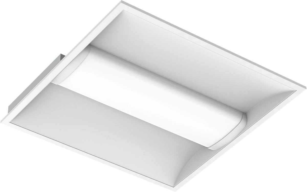 LPVT22 proⒶRCH-T · 2×2 center-basket troffer · 3/4 angle hero