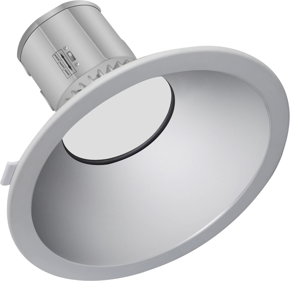 LCDL Spectra · 10-inch round aperture · largest size · high-output 60W bid-sheet hammer · open-area commercial coverage