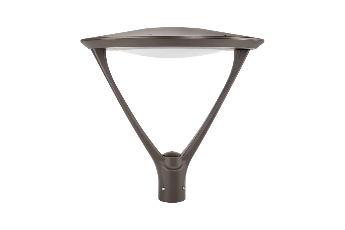 Symmetry LED post top, side view