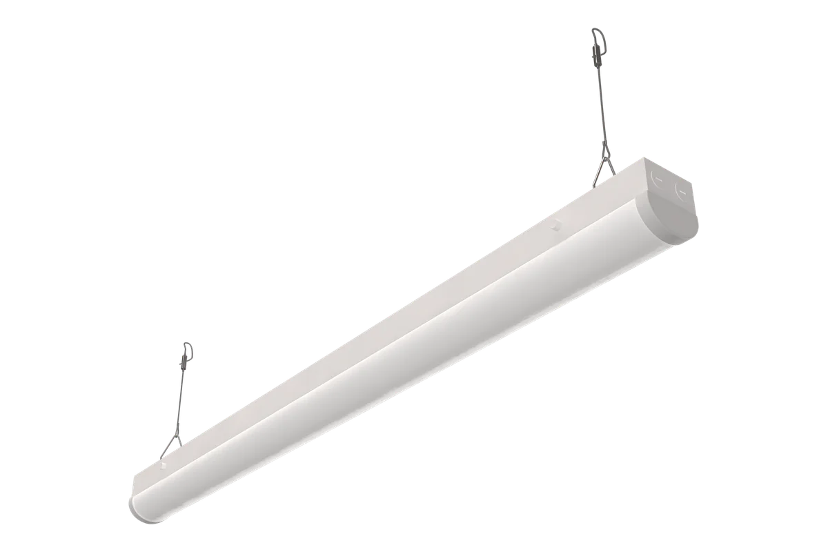 Vanguard-II LED linear strip suspended on aircraft cable