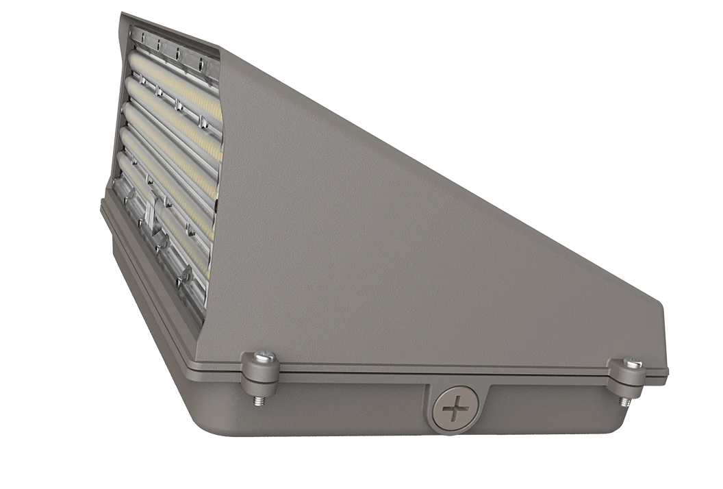 Watchtower back view showing two-piece die-cast aluminum housing with thermalⒶRMOR pathway and WetGuard sealing
