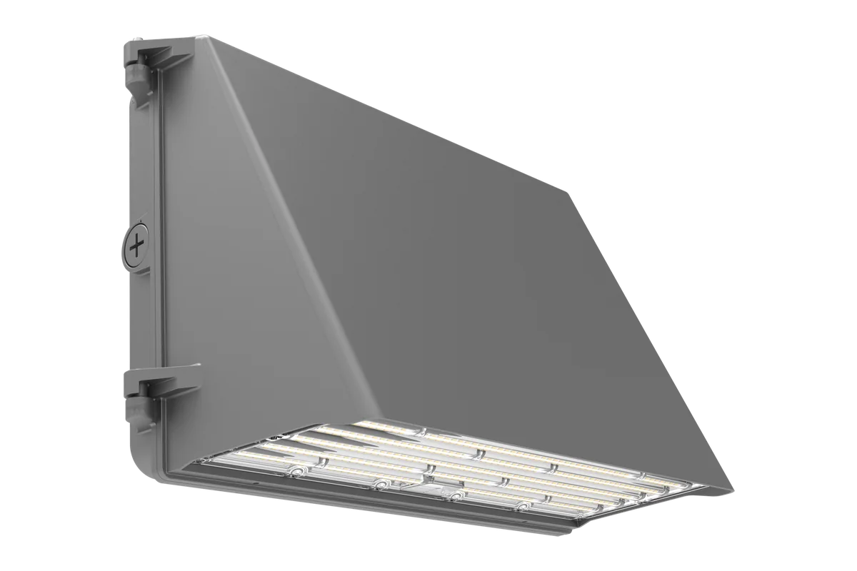 Watchtower LED full-cutoff wall pack, Dark Bronze, from below